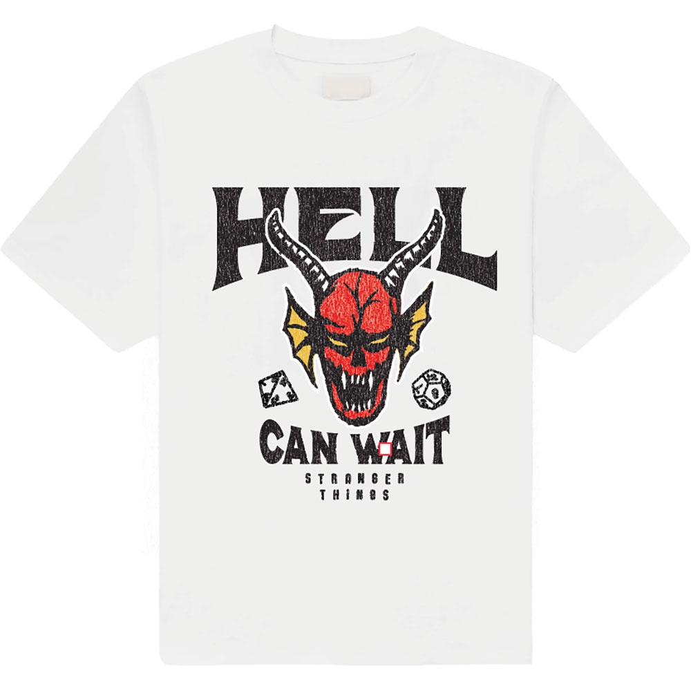 Stranger things - Hell Can Wait Herren TShirt - WeiÃŸ